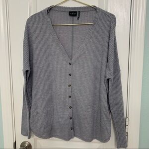 Out From Under UO Waffle Knit Button Down